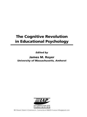 cover image of The Cognitive Revolution on Educational Psychology